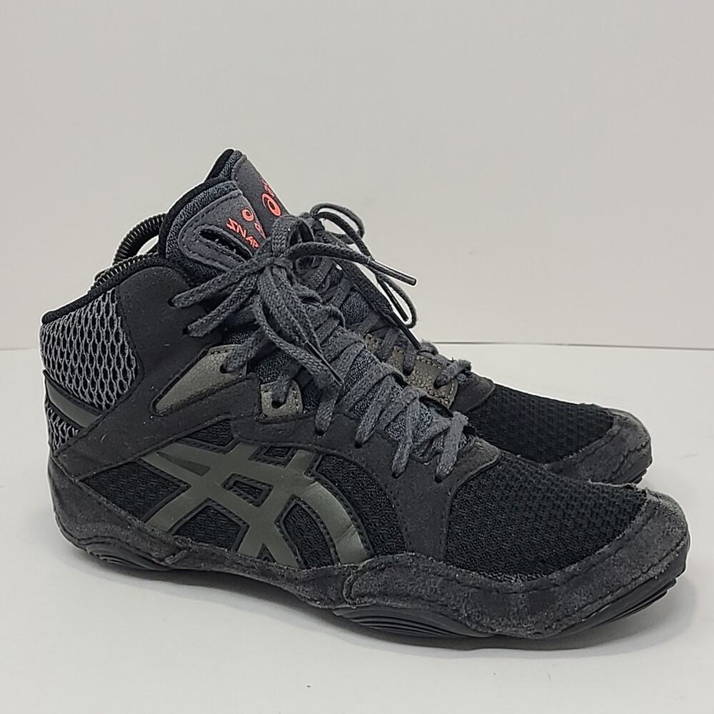 ASICS Men's Snapdown 3 Wrestling Shoes Sz 6 Wide Black/Gunmetal